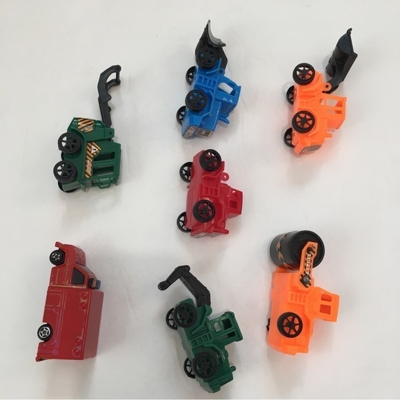 Truck Lots of 7 Construction Cars Vehicles - Picture 9 of 11